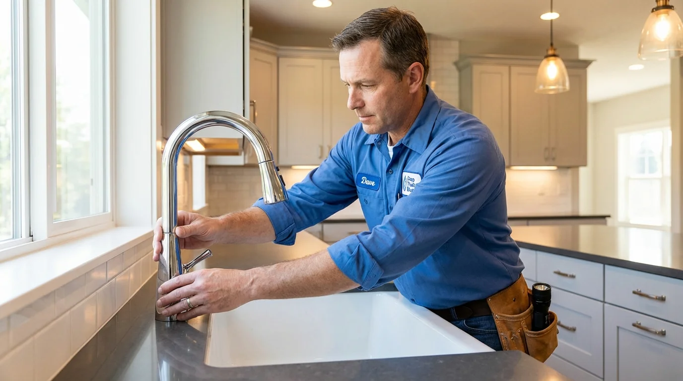 Kitchen faucet installation by Johns Plumbing LLC in Immokalee