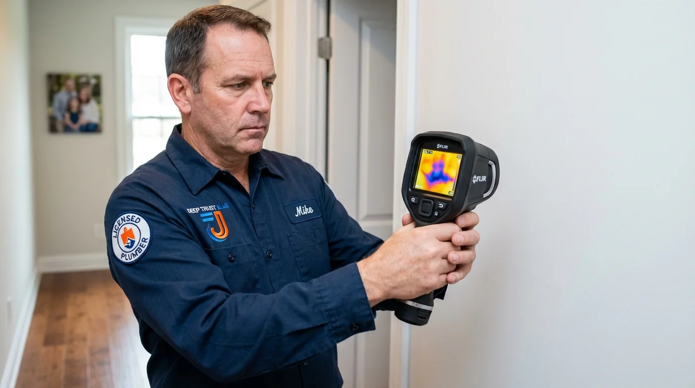 Thermal imaging leak detection by Johns Plumbing LLC in Immokalee
